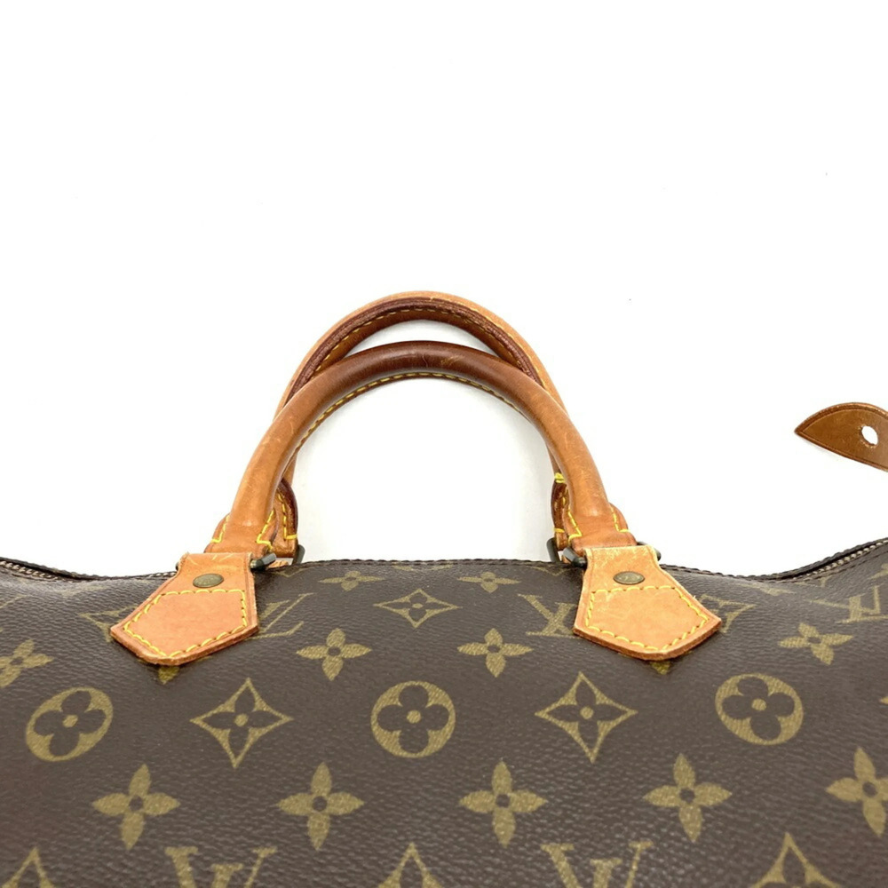 LOUIS VUITTON Brown Monogram Speedy 40 Boston Bag - Picture 5 of 10